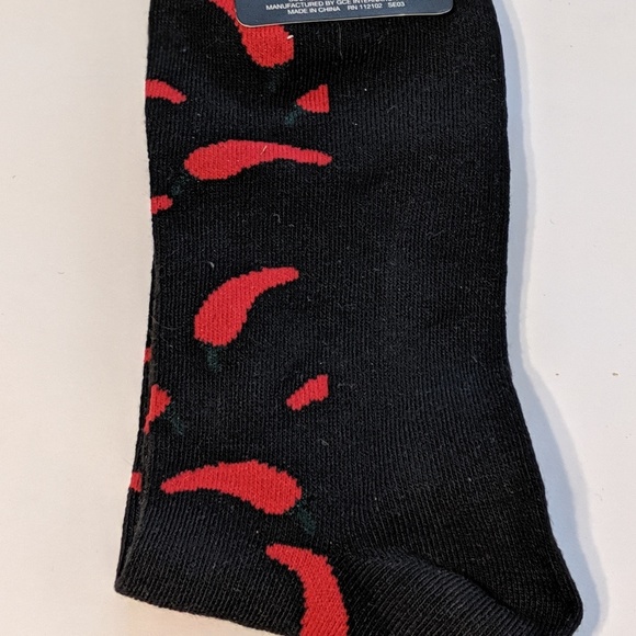 Sock Expressions Underwear & Socks Nwt 325 Mens Hot Spicy Jalapeno